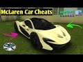 Gta Vice City MC Laren Car Mode installation Setting and Cheat Code in Urdu |Shakir Gaming|