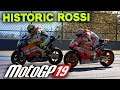 MotoGP 19 Historic Riders Gameplay - ROSSI ON A HONDA AT LAGUNA SECA! (MotoGP 2019 Game PS4 / PC)