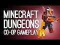 Minecraft Dungeons Gameplay: Enderman Boss! Treasure Pig! (Let's Play Co-op Minecraft Dungeons)