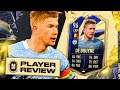96 TOTY DE BRUYNE PLAYER REVIEW! | TEAM OF THE YEAR DE BRUYNE REVIEW | FIFA 21 Ultimate Team