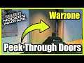 How to PEAK through Doors in Call of Duty Modern Warfare or Warzone! (Warzone Tips)