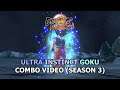 DBFZ (Season 3)- ULTRA INSTINCT GOKU Combo Video by Kaze TS