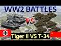 Tiger II’s VS T-34’s (WW2 Historical Battles) | WOT BLITZ