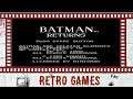 Batman returns прохождение на денди: : (NES, Famicom, Dendy)