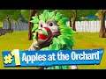 Consume Foraged Apples at The Orchard Location - Fortnite Battle Royale (Trick Shot Challenge)