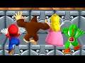 Mario Party 10 MiniGames Mario Vs Peach Vs Yoshi Vs Donkey Kong (Master Difficulty)