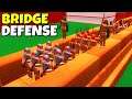 Can Toy Soldiers Hold the BRIDGE DEFENSE? - Wooden Battles: Battle Simulator
