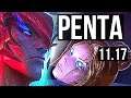 YONE vs ORIANNA (MID) | Penta, 13/1/6, 500+ games, Godlike | EUW Master | v11.17
