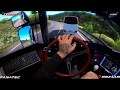 euro truck simulator 2/ promods 2.43/ career day 8/ steering wheel+shifter