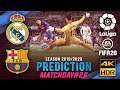Real Madrid vs Barcelona | FIFA 20 Predicts: La Liga 2019/20 ● Matchday 26 | #RMABAR