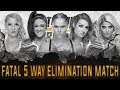 Ronda Rousey Vs Becky Lynch Vs Bayley Vs Lacey Evans Vs Alexa Bliss | Elimination Match