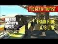 The GTA IV Tourist: Train Ride and Stations Tour A/8 (green) Line - Part 2 of 4 - 60 fps