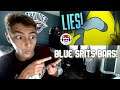 PURPLE AND RED ARE SUS! LIES - Among Us Animated Song by Rockit Gaming and Dan Bull | REACTION