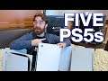 Five PS5s