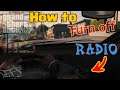 GTA v how to turn off radio