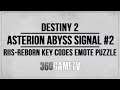 Destiny 2 Asterion Abyss Signal Buff Location #2 Guide / Tutorial - Riis-Reborn Key Codes Puzzle