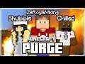 PREPARING FOR THE PURGE | Minecraft Purge Server w/ Ze, Chilled, & Shubble
