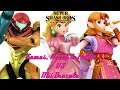 SSBU - Samus (me), Peach and Zelda vs Mii Dracula