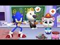 FUN! FUN! FUN My Talking Tom Friends vs Sonic Dash Update Halloween | Gameplay