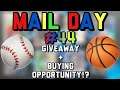 SPORTS CARD MAILDAY #44!! PROSPECT BUYING OPPORTUNITY?! + ANOTHER GIVEAWAY || SPORTS CARD INVESTING