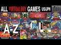 All Virtual Boy Games A-Z - 22 GAMES - Compilation