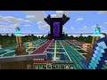 Minecraft Survival Realm Day 28 Trident Parkour Boat Ice Racing Enderman XP Farm Villager Trading PC