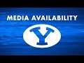 BYU Football - Media Availability - September 3, 2018