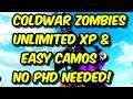 *NEW* BLACKOPS ZOMBIES GLITCH NO PHD EASY CAMOS & XP AFTER 1.26 (Call Of Duty Blackops Coldwar)
