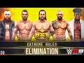 WWE 2K19 Fatal 5 Way EXTREME RULES ELIMINATION Match Gameplay | WWE 2K19 5 Man Elimination Match