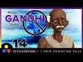 Deity "Peaceful" Gandhi - RESTART | Civilization 6 | Episode 14 [Desperate]