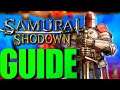 Warden Samurai Shodown GUIDE- Tips and Tricks! [SamSho Warden Command Moves/Cancels/Special Moves]