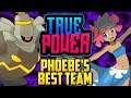 WHAT IS PHOEBE'S BEST POSSIBLE TEAM? Elite 4 Phoebe's Evolution In The Pokémon Games [TRUE POWER]