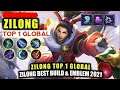 ZILONG BEST ITEM BUILD 2021 AND GAME PLAY (EPIC COMEBACK)