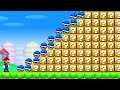 Can Mario Jump Over 999 Item Blocks and Collect 999 Blue Shells in New Super Mario Bros. DS ?