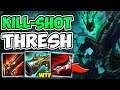 WTF?! ONE THRESH AUTO STRIKES FOR 75% OF YOUR HP?! (KILL SHOT THRESH) - League of Legends
