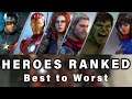 HEROES RANKED | Best to Worst ► Marvel's Avengers (Beta)