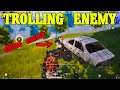 TROLLING ENEMY || Pan throw fight at last circle Funny ending😂 in PUBG Mobile