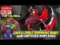 Unkillable Roaming Ruby, 6481 Matches Ruby King [ Top 1 Global Ruby ] ղօҍíԵɑ -  Mobile Legends
