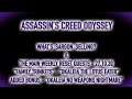 Assassin's Creed Odyssey Weekly resets - Sargon, Okaleia the Lotus Eater (NO WEAPONS NIGHTMARE)
