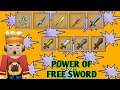 The Power Of Free Sword Use By Legend🤫 Top Strongest Melee Weapon in Skyblock BlockmanGo