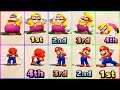 Mario Party Series - Minigames - Mario Vs Luigi Vs Toad Vs Daisy Vs Rosalina Vs Wario