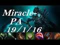 Miracle- tri-off Phantom Assassin -insane, laning, Desolator, Satanic-OG vs Nigma game2-OGA Dota PIT