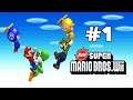 Let's Play New Super Mario Bros. Wii #1: Captured by a Birthday Cake