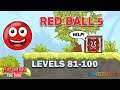 Red Ball 5 Bounce Ball #4  Levels 81 to 100