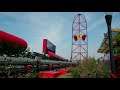 Red Force Roller Coaster Ride At Ferrariland