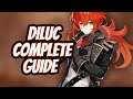 Diluc Simple DPS Build & Guide | Genshin Impact