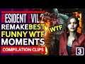 Resident Evil 2 Remake Best funny wtf moment compilation  😱😍funny clips re2 #3