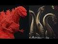 X Plus Mothra & Red gigantic Shin Godzilla - King Ghidorah