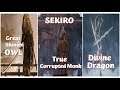 Sekiro : Shadows Die Twice - Great Shinobi - Owl, True Corrupted Monk and Divine Dragon boss fights