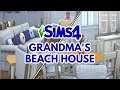 I Built a Beach House for an EVIL GRANDMOTHER... Secret Basement.... She's not nice. 🧶😈 #TheSims4